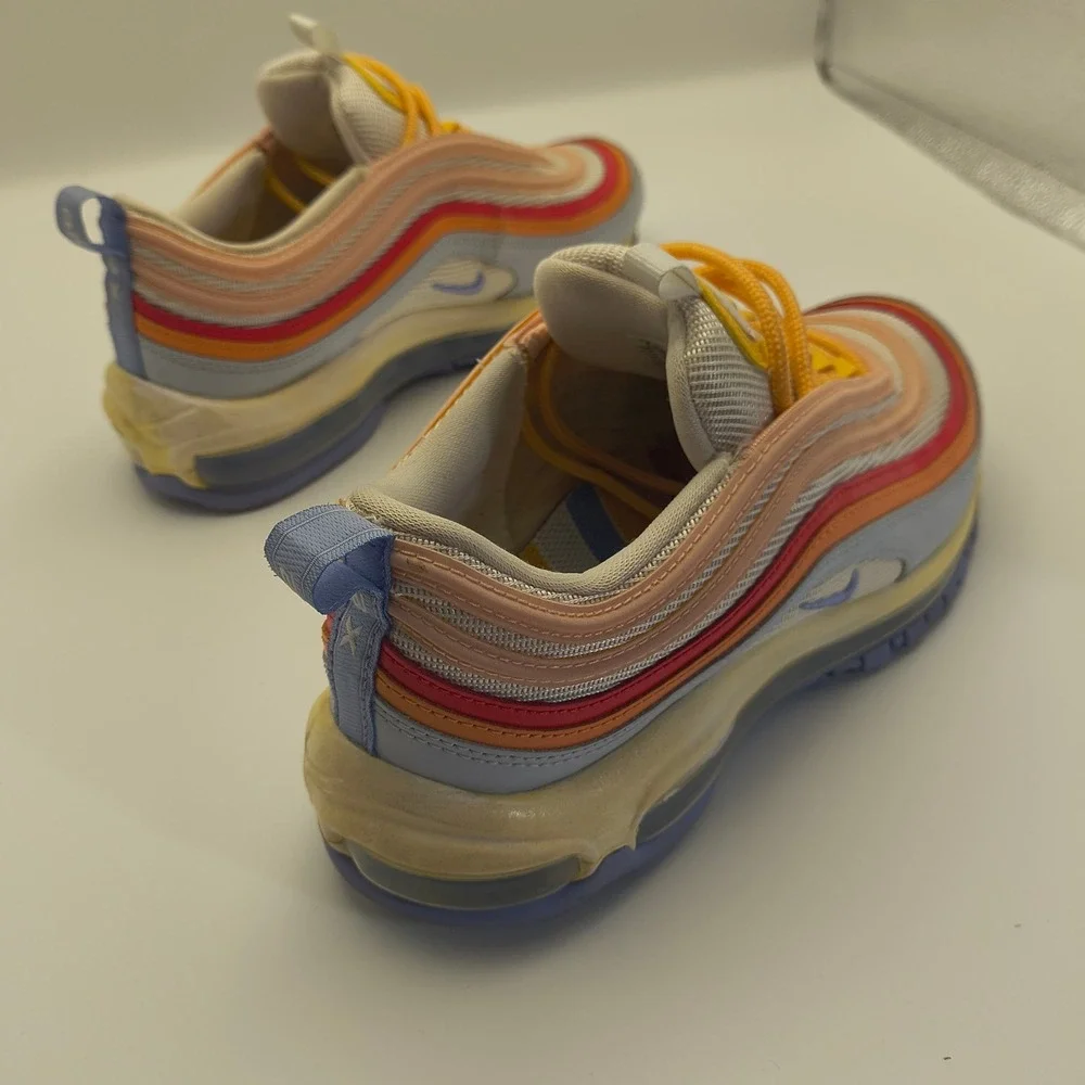 Nike‎ Air Max 97 Women's 7 Multicolor Pastel Rainbow Sneakers Low Top CW5588-001